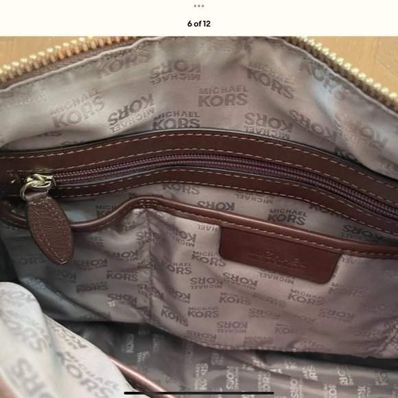 Michael Kors Large Canvas and Leather Harness Grab Handbag - Picture 11 of 16